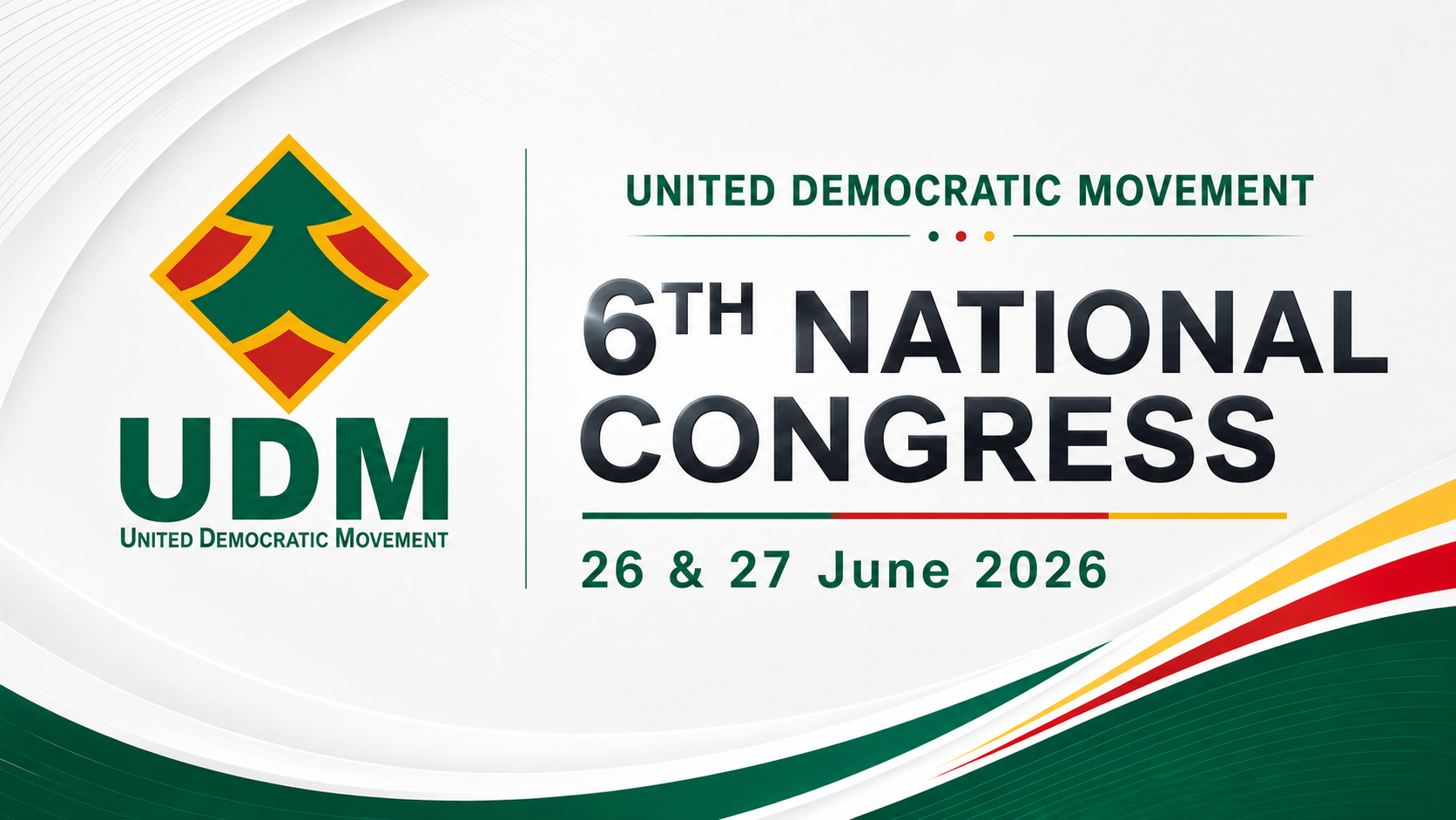 UDM to hold its 6th National Congress in  East London
